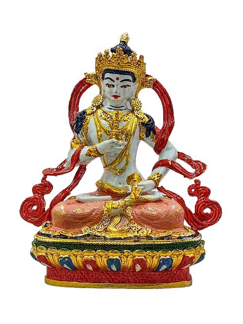 [vajrasattva], Buddhist Miniature Statue, [high Quality], [traditional Color Finishing], [high Quality]