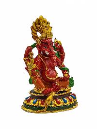 [ganesh], Buddhist Miniature Statue, [high Quality], [traditional Color Finishing], [high Quality]