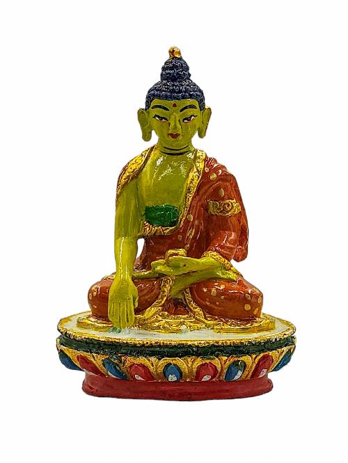 [shakyamuni Buddha], Buddhist Miniature Statue, [high Quality], [traditional Color Finishing], [high Quality]