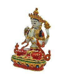 [chenrezig], Buddhist Miniature Statue, [high Quality], [traditional Color Finishing], [high Quality]