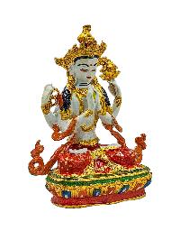 [chenrezig], Buddhist Miniature Statue, [high Quality], [traditional Color Finishing], [high Quality]