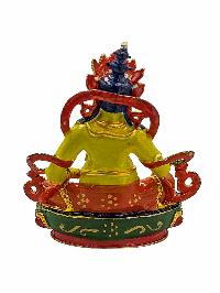 [yellow Jambhala], Buddhist Miniature Statue, [high Quality], [traditional Color Finishing], [high Quality]