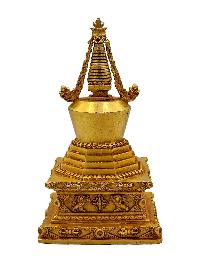 [stupa Set], Buddhist Statue, [gold Plated]