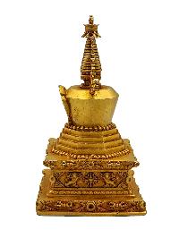 [stupa Set], Buddhist Statue, [gold Plated]