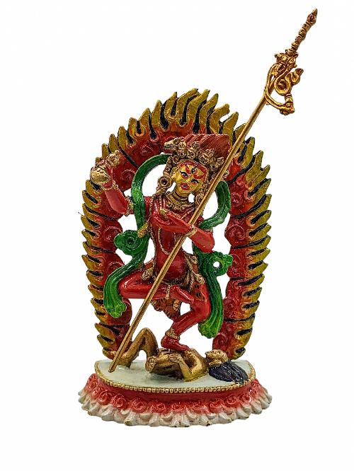 [vajravarahi], Buddhist Miniature Statue, [high Quality], [traditional Color Finishing], [high Quality]