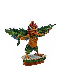 [garuda], Buddhist Miniature Statue, [high Quality], [traditional Color Finishing], [high Quality]