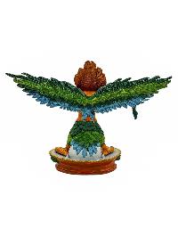 [garuda], Buddhist Miniature Statue, [high Quality], [traditional Color Finishing], [high Quality]