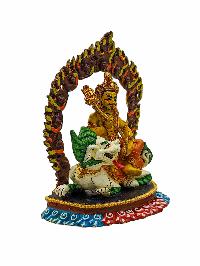 [jambhala: Namtose], Buddhist Miniature Statue, [high Quality], [traditional Color Finishing], [high Quality]