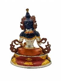 [vajrasattva], Buddhist Miniature Statue, [high Quality], [traditional Color Finishing], [high Quality]