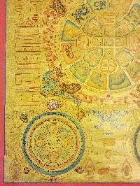 [tibetan Calendar Thangka], Buddhist Traditional Painting, Hand Painted, [real Gold]