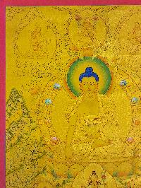 [shakyamuni Buddha], Buddhist Traditional Painting, Hand Painted, [real Gold]