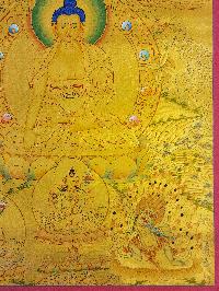 [shakyamuni Buddha], Buddhist Traditional Painting, Hand Painted, [real Gold]