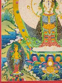 [sahasrabhuja Avalokitesvara], Buddhist Traditional Painting, Hand Painted, [real Gold]