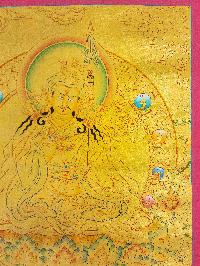 [padmasambhava], Buddhist Traditional Painting, Hand Painted, [real Gold]