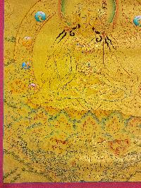 [padmasambhava], Buddhist Traditional Painting, Hand Painted, [real Gold]