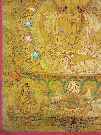 [chenrezig], Buddhist Traditional Painting, Hand Painted, [real Gold]