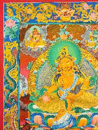 [five Jambhala], Buddhist Traditional Painting, Hand Painted, [real Gold]