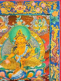 [five Jambhala], Buddhist Traditional Painting, Hand Painted, [real Gold]