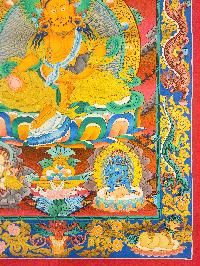 [five Jambhala], Buddhist Traditional Painting, Hand Painted, [real Gold]