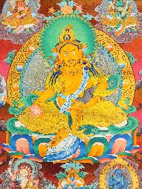 [five Jambhala], Buddhist Traditional Painting, Hand Painted, [real Gold]