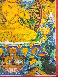 [manjushree], Buddhist Traditional Painting, Hand Painted, [real Gold]