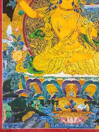 [manjushree], Buddhist Traditional Painting, Hand Painted, [real Gold]