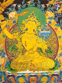 [manjushree], Buddhist Traditional Painting, Hand Painted, [real Gold]