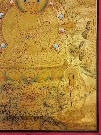 [shakyamuni Buddha], Buddhist Traditional Painting, Hand Painted, [real Gold]