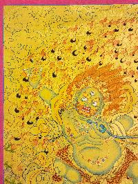 [vajrapani], Buddhist Traditional Painting, Hand Painted, [real Gold]