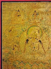 [padmasambhava], Buddhist Traditional Painting, Hand Painted, [real Gold]