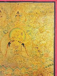 [padmasambhava], Buddhist Traditional Painting, Hand Painted, [real Gold]