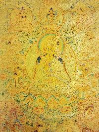 [padmasambhava], Buddhist Traditional Painting, Hand Painted, [real Gold]