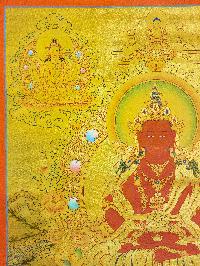 [aparimita], Buddhist Traditional Painting, Hand Painted, [real Gold]