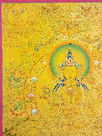 [chenrezig], Buddhist Traditional Painting, Hand Painted, [real Gold]