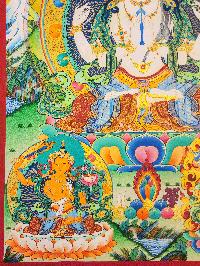 [chenrezig], Buddhist Traditional Painting, Hand Painted, [real Gold]