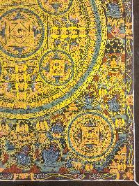 [mandala], Buddhist Traditional Painting, Hand Painted, [real Gold]