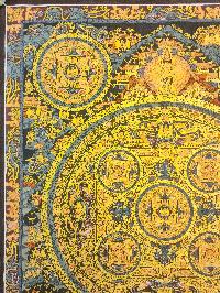 [mandala], Buddhist Traditional Painting, Hand Painted, [real Gold]