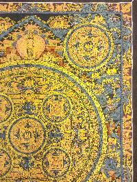 [mandala], Buddhist Traditional Painting, Hand Painted, [real Gold]