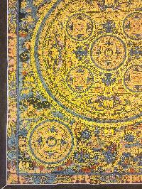 [mandala], Buddhist Traditional Painting, Hand Painted, [real Gold]