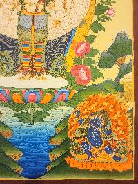 [sahasrabhuja Avalokitesvara], Buddhist Traditional Painting, Hand Painted, [real Gold]