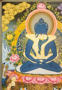 [samantabhadra], Buddhist Traditional Painting, Hand Painted, [real Gold]