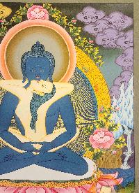 [samantabhadra], Buddhist Traditional Painting, Hand Painted, [real Gold]