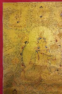 [white Tara], Buddhist Traditional Painting, Hand Painted, [real Gold]