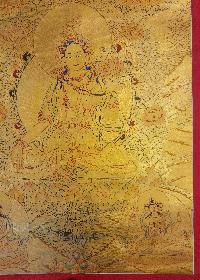 [white Tara], Buddhist Traditional Painting, Hand Painted, [real Gold]