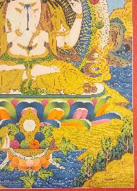 [chenrezig], Buddhist Traditional Painting, Hand Painted, [real Gold]