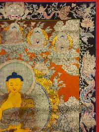 [shakyamuni Buddha], Buddhist Traditional Painting, Hand Painted, [real Gold]