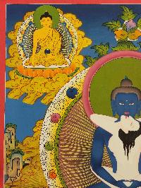 [samantabhadra], Buddhist Traditional Painting, Hand Painted, [real Gold]