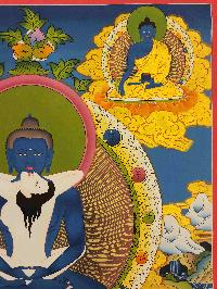 [samantabhadra], Buddhist Traditional Painting, Hand Painted, [real Gold]