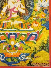 [white Tara], Buddhist Traditional Painting, Hand Painted, [real Gold]