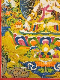 [white Tara], Buddhist Traditional Painting, Hand Painted, [real Gold]